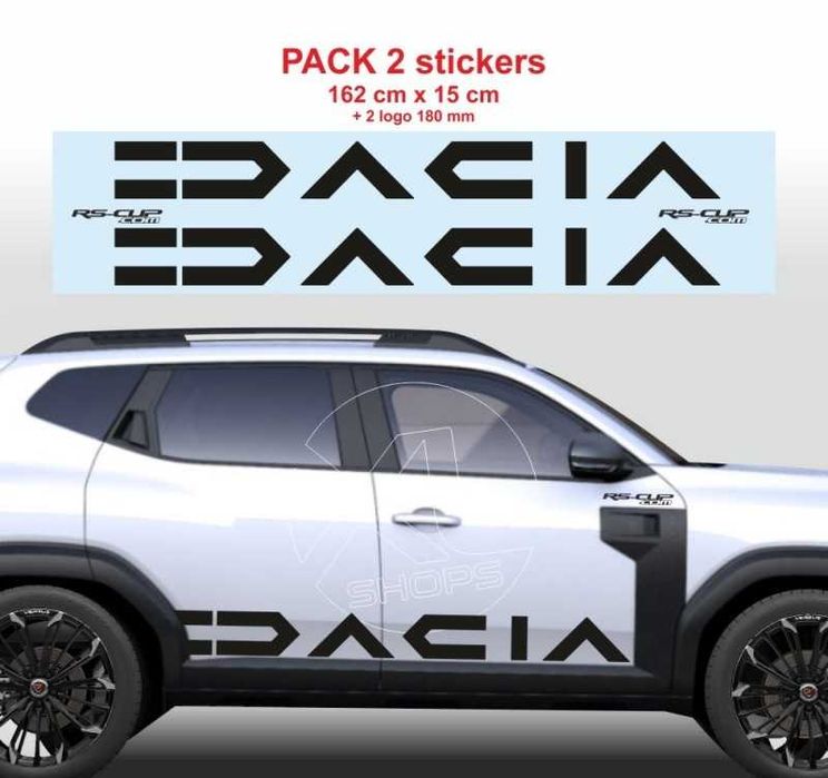 Autocolantes Adesivos DACIA Duster