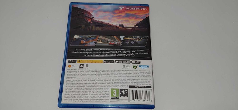ps5 GRAN TURISMO 7 PL po polsku działa z VR dla 1-2 graczy, okład PL 1