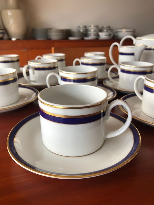 Serviço de café Vista Alegre Gala Dourado