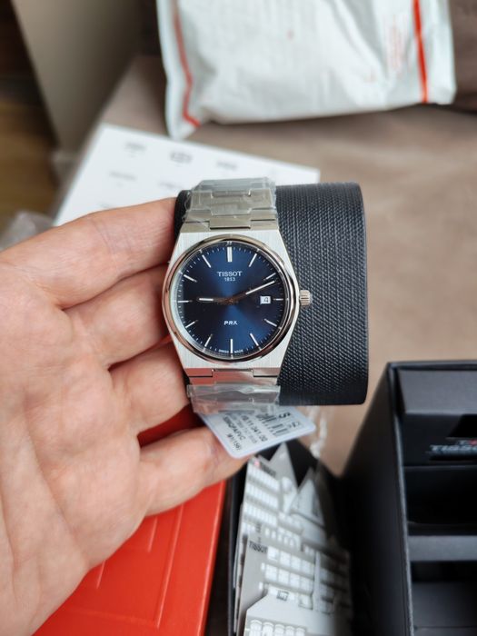 Tissot PRX T137.410.11.041.00 Blue Dial 40mm годинник Тиссо Оригинал