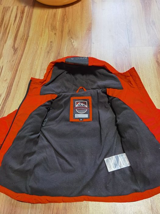 kurtka zimowa pomarańczowa