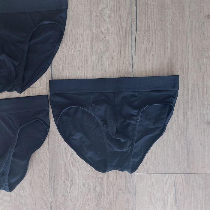 Majtki slipy r.M czarne 3 pary h&m  bdb jak nowe