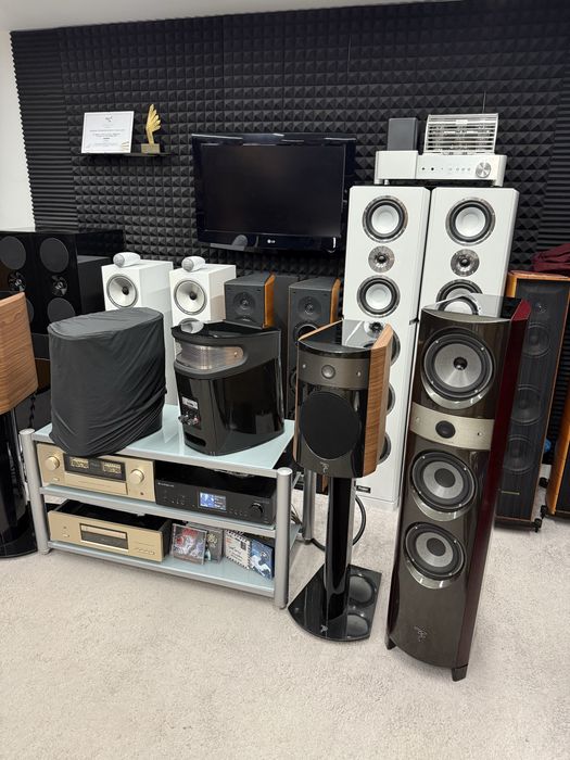 Używany sprzęt audio Hi-Fi kolumny, wzmacniacze, odtwarzacze