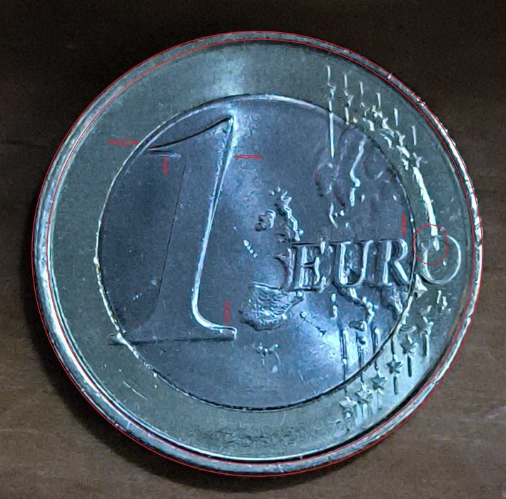 Moeda de 1 euro rarissima de 2024 para colecionadores