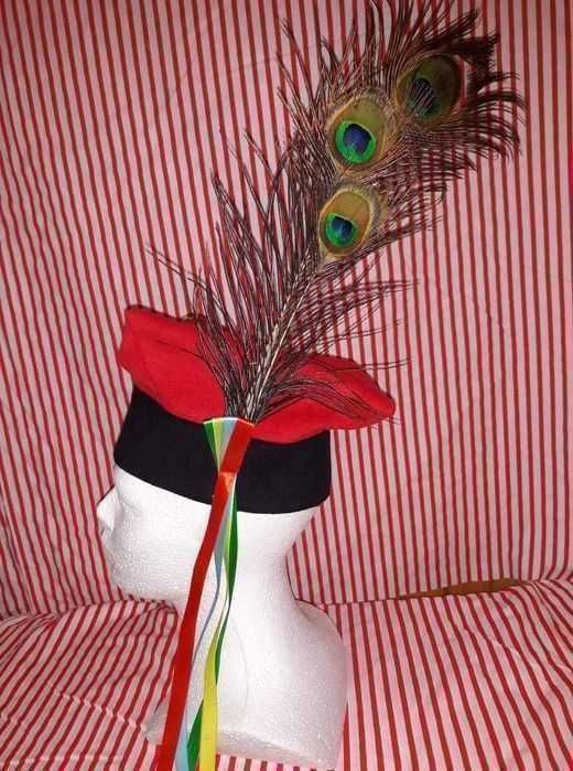 3 czapka krakowska krakuska rogatywka ludowa folk