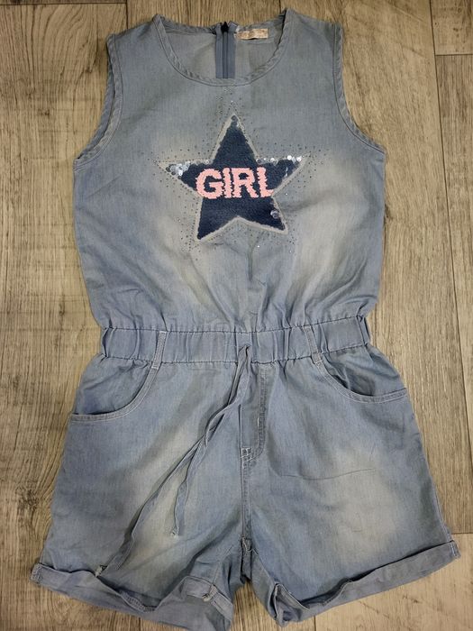 Джинсовий комбінезон на дівчинку, в ідеальному стані!и