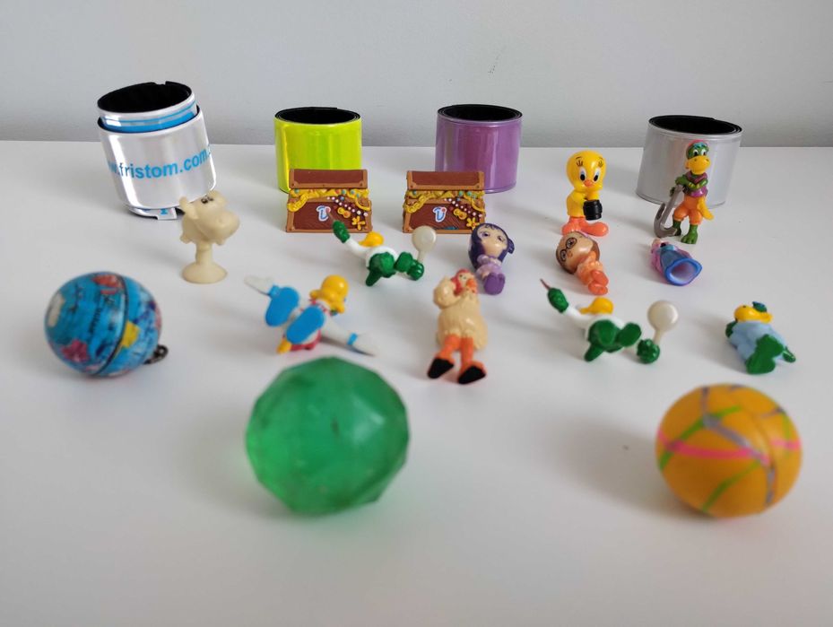 zestaw mini figurek+ odblaski