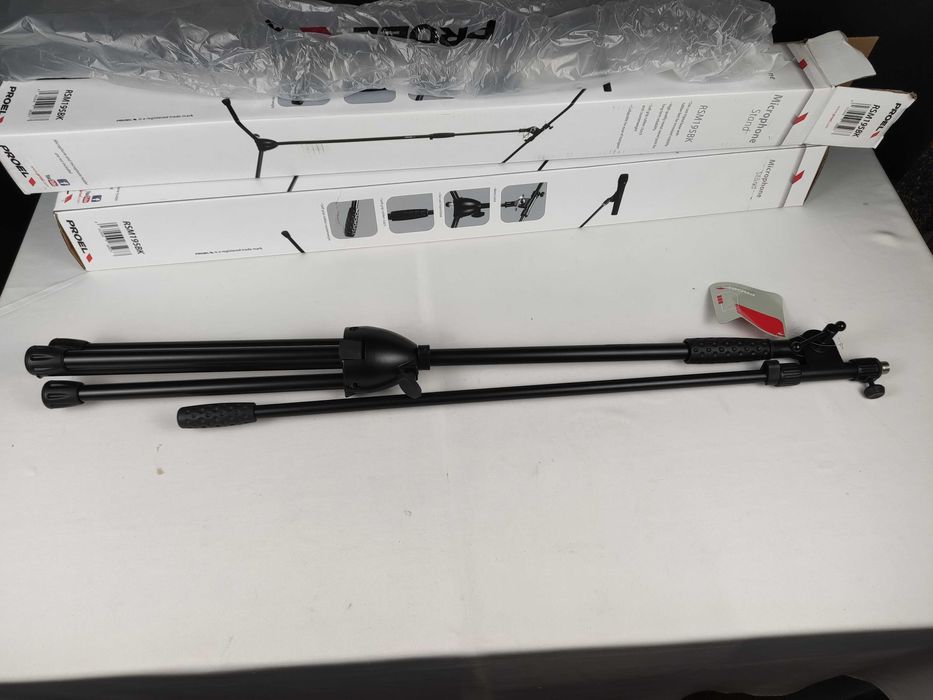 2 Suportes de Microfone Proel RSM195BK Novos