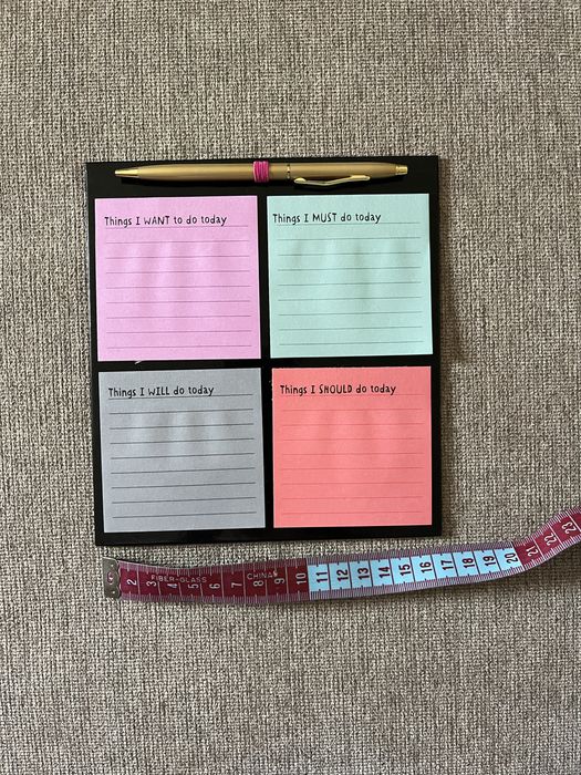 Bloco de notas adesivo + caneta | Flying Tiger | Novo com etiqueta