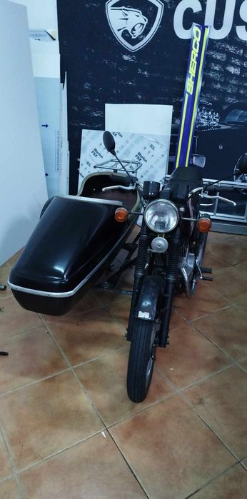 Jawa Ts350 com SIDE car