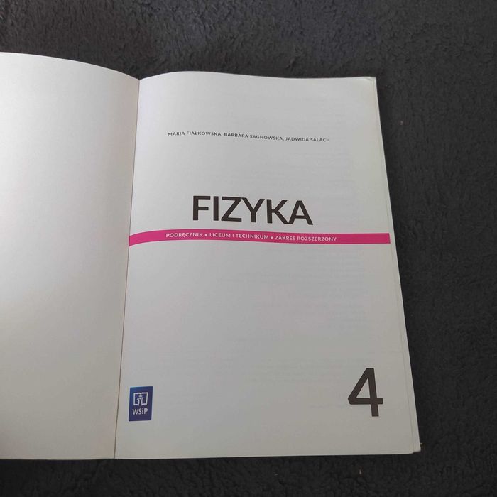 Fizyka 4 podręcznik rozszerzony