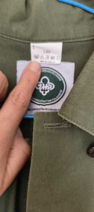 Koszula mundurowa harcerska ZHP, chłopięca. Na wzrost 146.