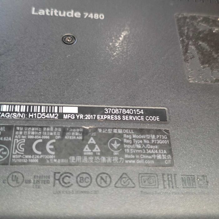 Laptop Dell P73g brak obrazu