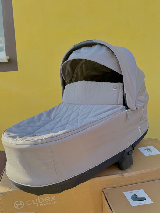 Коляска 2 В 1 Cybex Priam Platinum Lux Шасі Chrome Brown