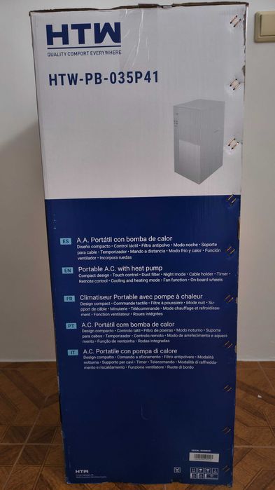 Ar condicionado portátil HTW 12000btu