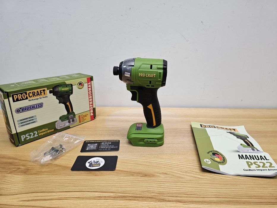 Винтоверт Импакт ProCraft PS22 Бесщеточный  Гарантия 36мес