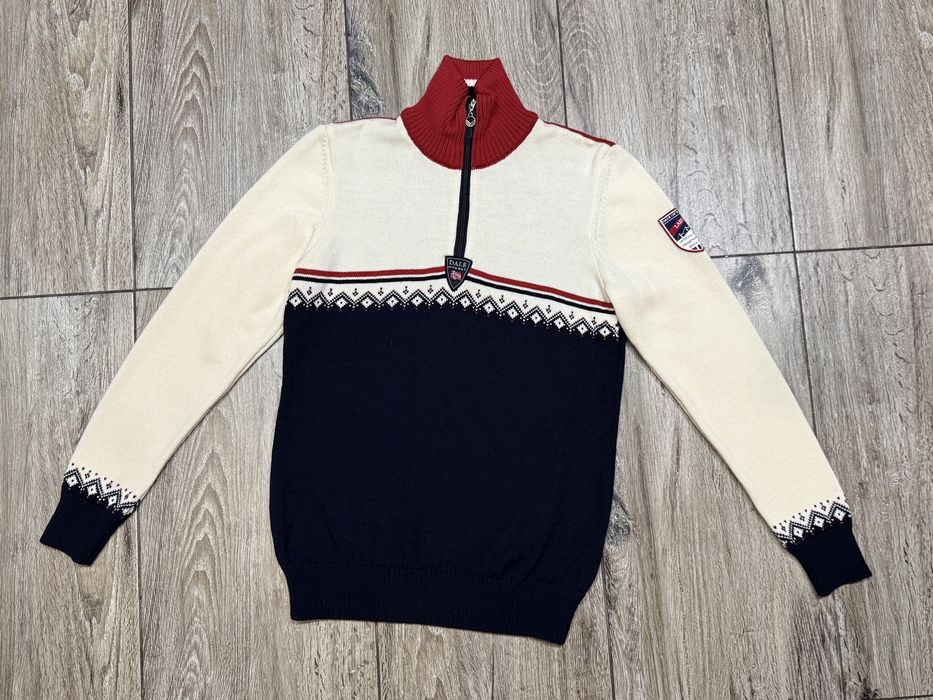 Damski norweski sweter DALE OF NORWAY Lahti 100% Wełna roz Large