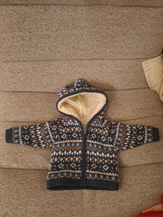 Casaco de malha polar Sfera 6-9 meses Novo