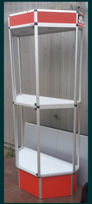 Торгові меблі, стелаж,  вітрина, алюмінієва