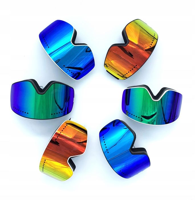 Gogle Snowboardowe premium YOLO Polaryzacja Mega Komplet 2 Szyby UV400