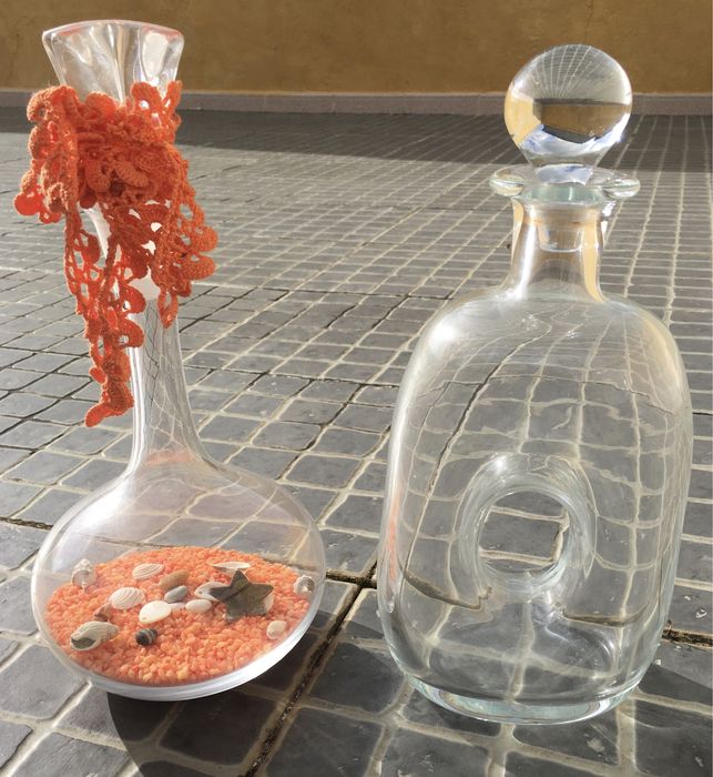 garrafas de água/licor