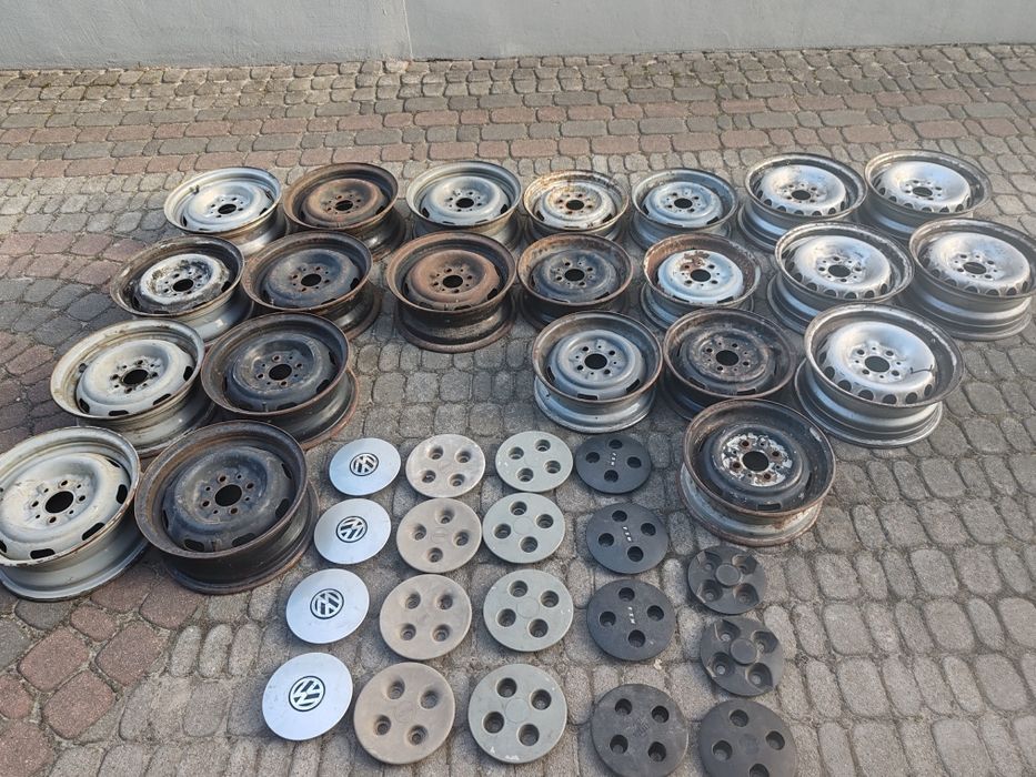 Felgi Fiat 126p R12 Fiat 125p Seicento Polonez R13 Rozstaw 4x98 kapsle ...