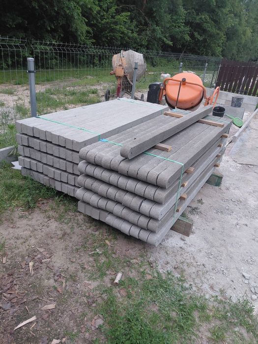 Słupki betonowe, słupki do malin, słupki sadownicze