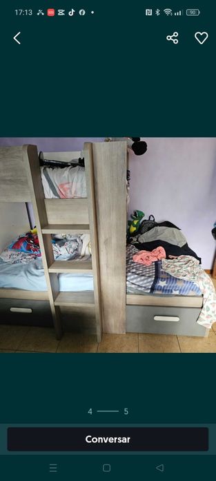 Beliche com roupeiro