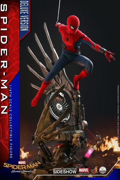 Фигурка 1/4 hot toys qs15 SPIDER-MAN : HOMECOMING (DELUXE)