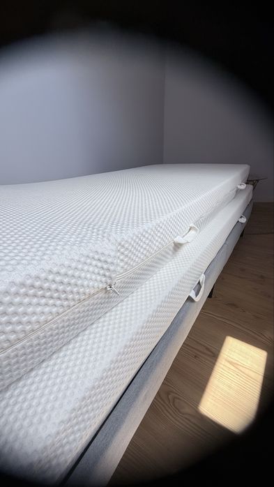 Cama Slatum  com colchão Abygda (ikea)