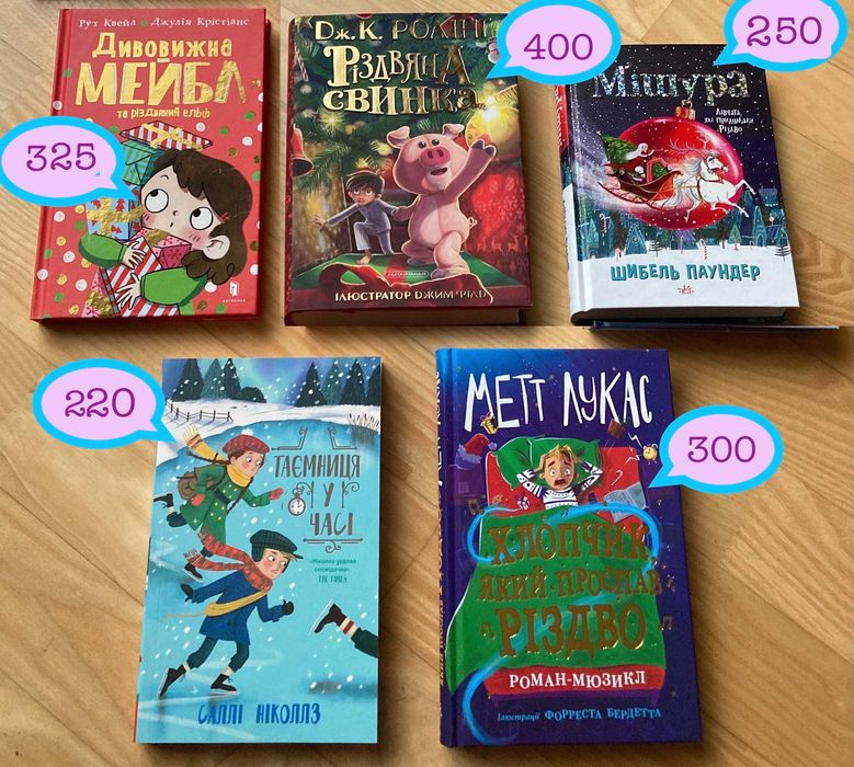 Дитяча книга про зиму та різдвяні свята