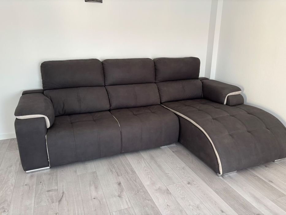 Sofá chaise long como novo