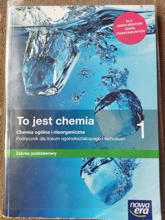 To jest chemia 1 podręcznik w okładce foliowej