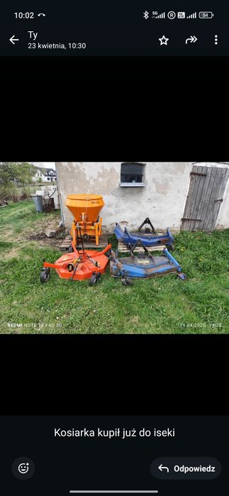 Zamiatarka do iseki traktorka