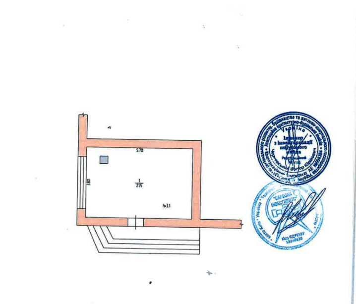 Фасад, 1 пов, окремий вхід, 21.5 м2, Іршава, вул. Незалежності, 42-Е