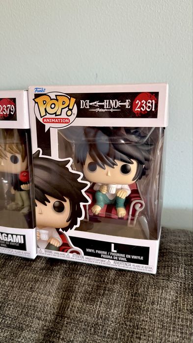 Funko Pops Death Note Light Yagami & L