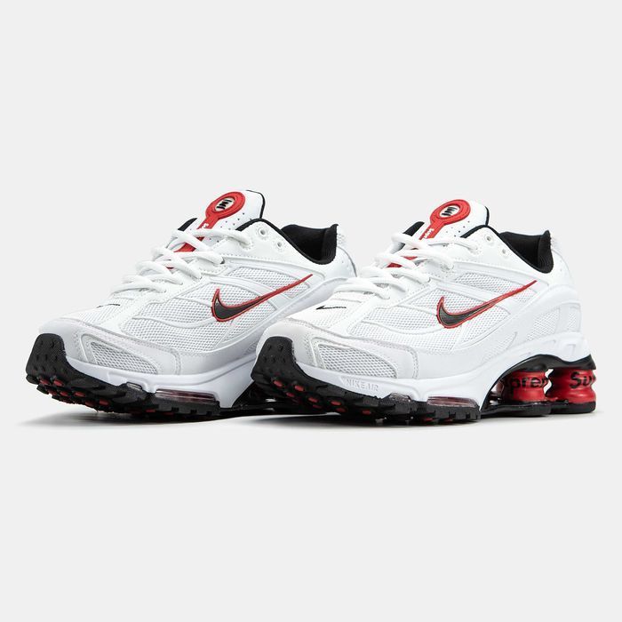 Мужские кроссовки Nike Shox Ride 2 SP x Supreme White&Red. 40-45