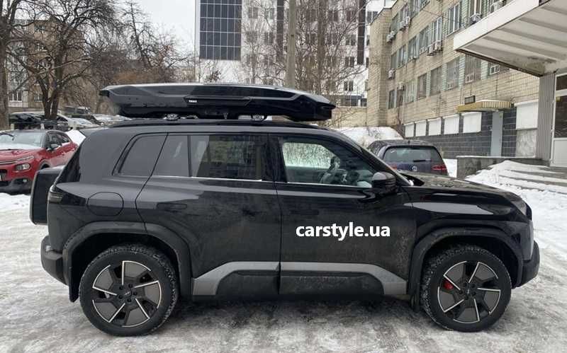 Бокс на дах авто Thule Motion 3 XL Low Black 216x89x35 см 400л БВ як Dynamic Exellence нові вживані вітринні автобокси чорний сірий глянець заниженний