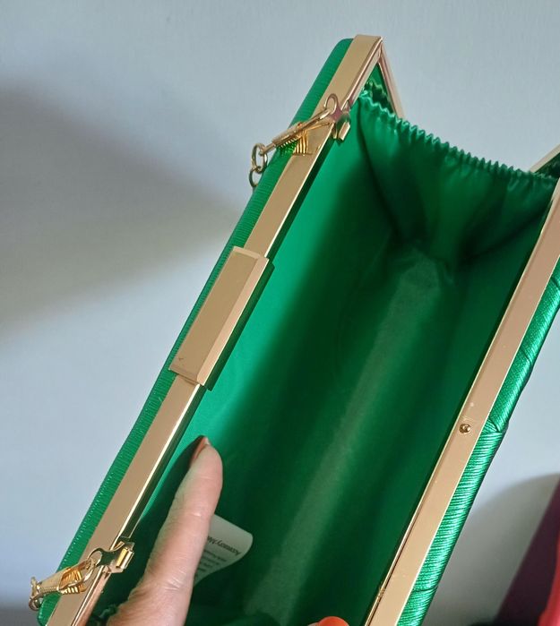 Mala a tiracolo de mão de festa pequeno com alça removível