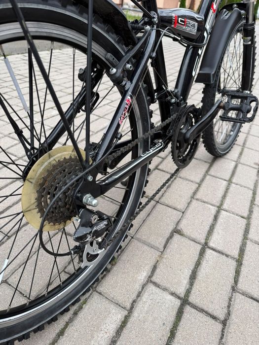 Велосипед CYCO 24” 3×8 Shimano, амортизація, багажник