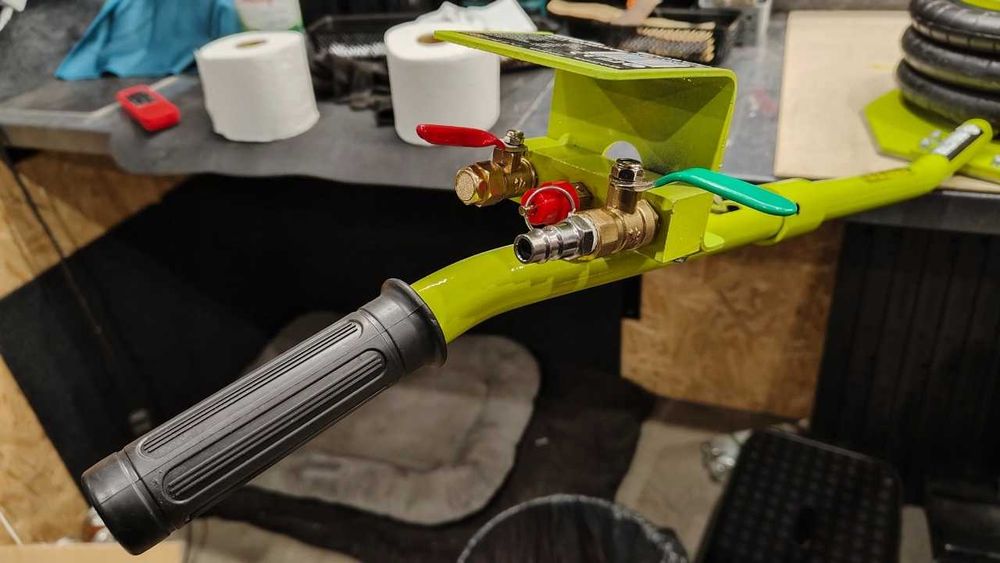 NOWY Podnośnik Pneumatyczny Bałwanek 3.5T Samochodowy 15-40cm