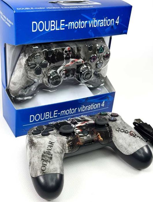 джойстик бездротовий bluetooth ps4 джостик дуалшок геймпад вібрація