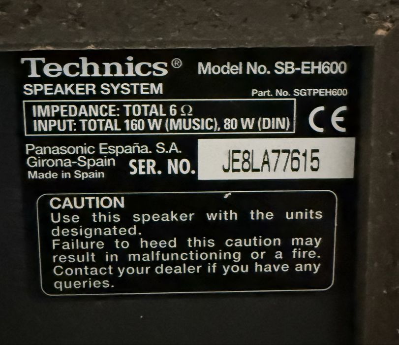 Wieża Technics Class H + głośniki | CD, kasety, radio | Vintage Hi-Fi