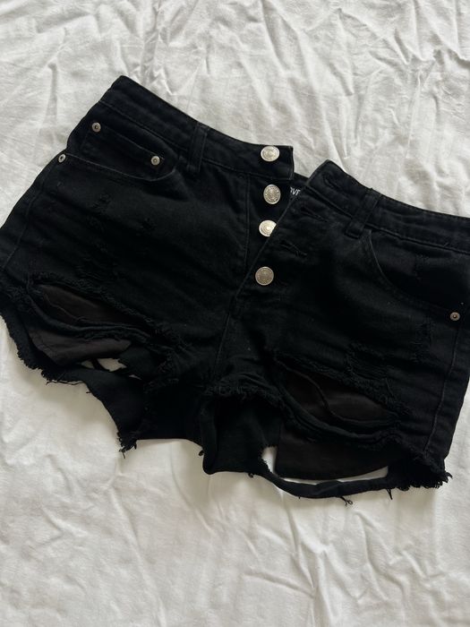 Шорти джинсові вкорочені