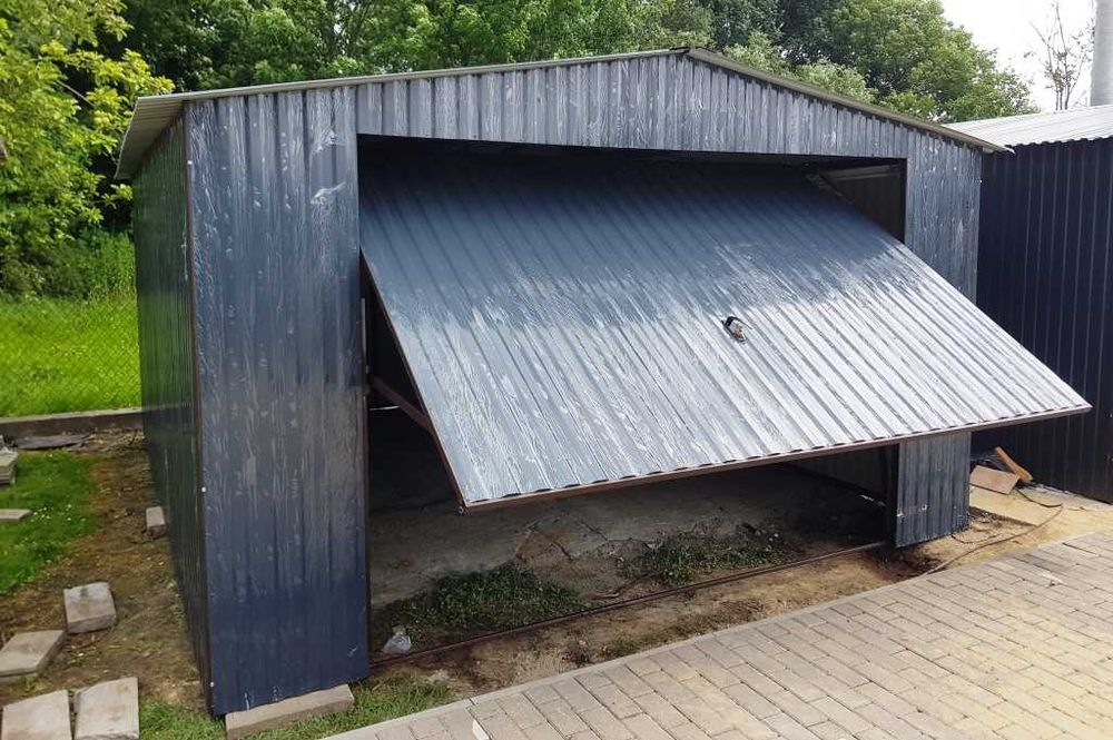 Garaż blaszany 4x5 kolor