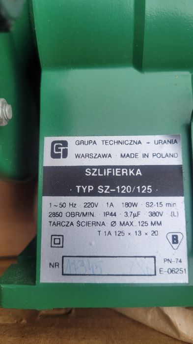 Szlifierka Urania PRL