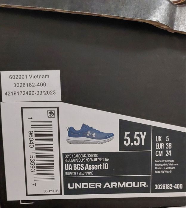 Buty do biegania Under Armour rozm 38 24cm