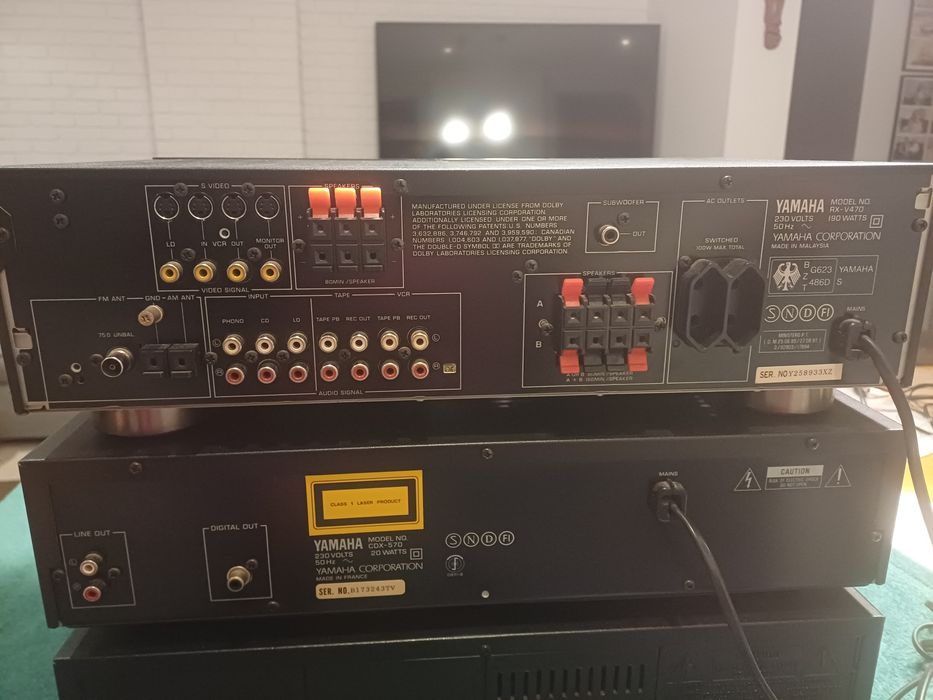Wieża yamaha  zestaw