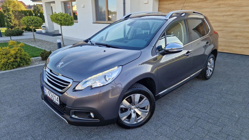 Peugeot 2008 1.6 Hdi 100Km Allure Klimatronik Nawigacja Pół Skóra Idealny Stan