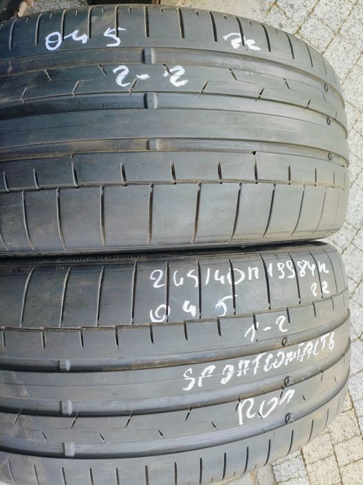 2x Continental Sportcontact R01 245/40R19 98Y XL 2 sztuki letnie.